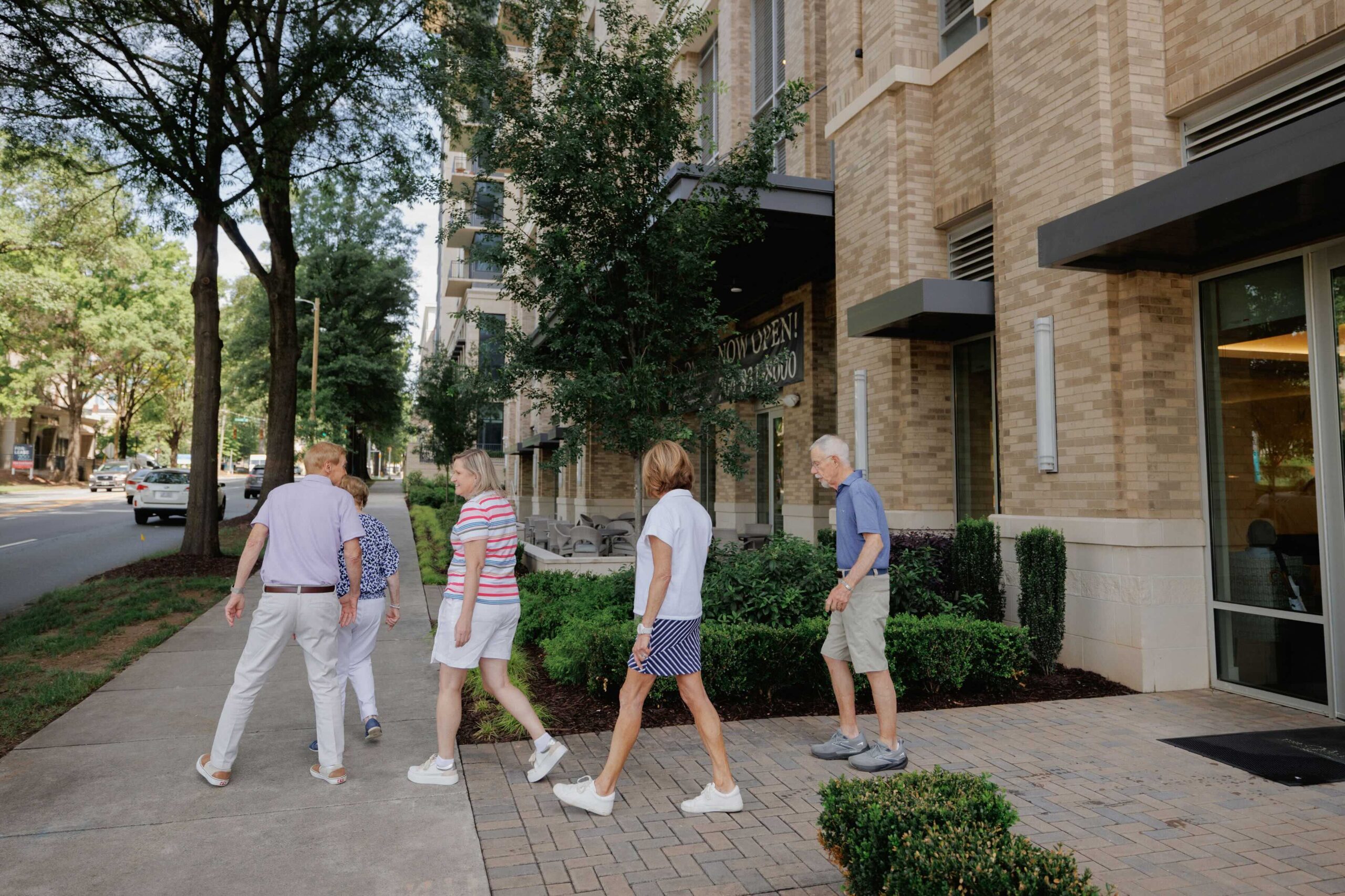 Seniors Morning Walk at The Village on Morehead