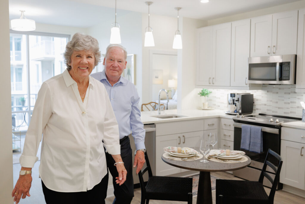 Senior Couple in their apartment
